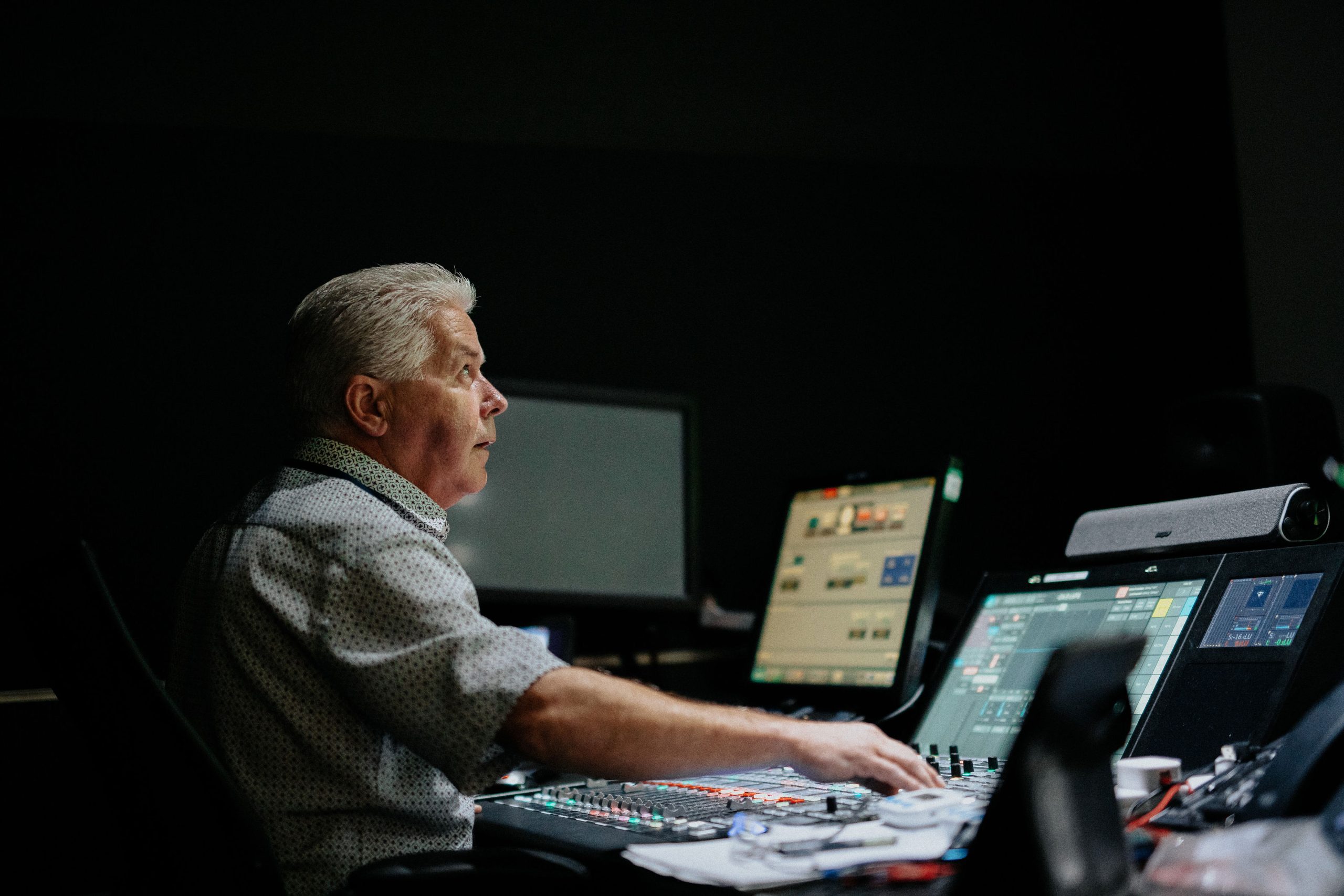 Man working in production