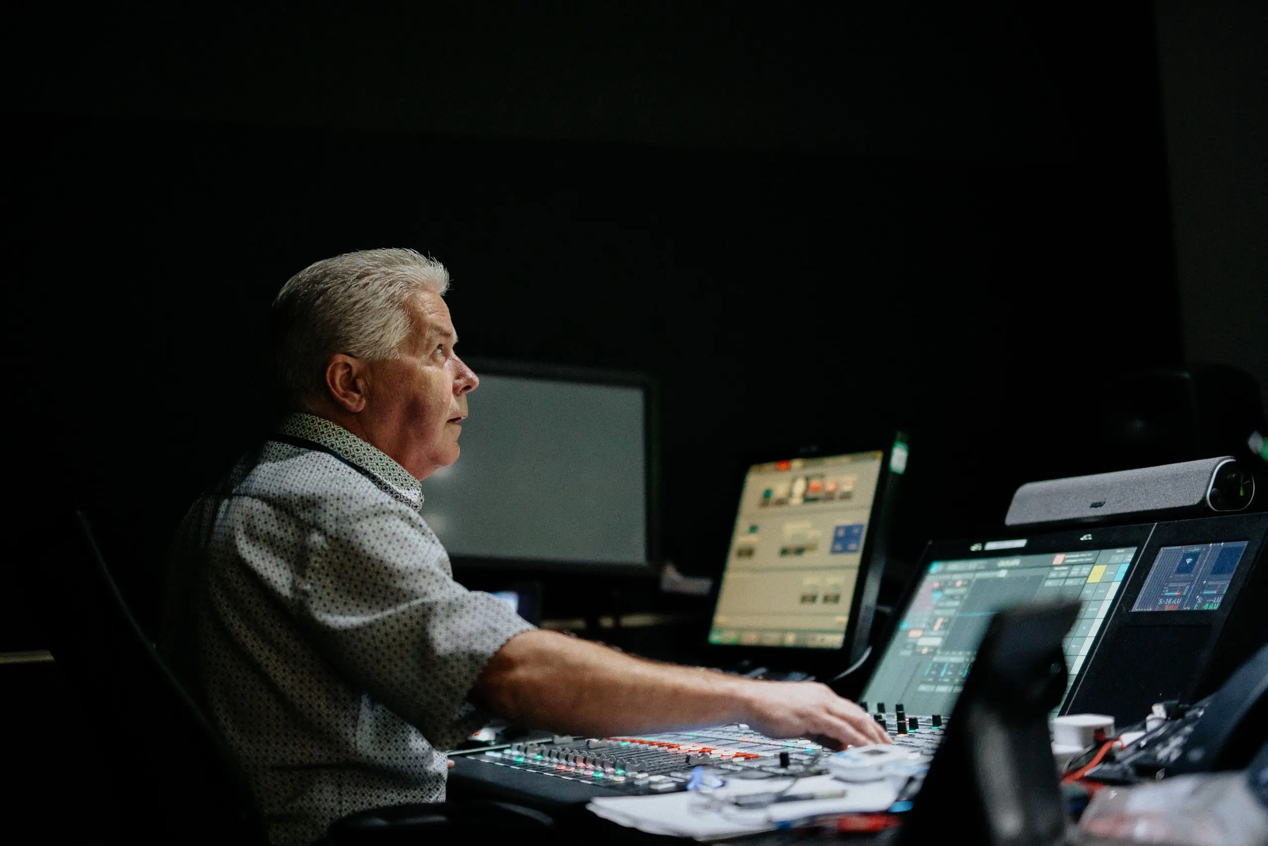 Man working in production